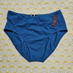 Dana Buchman Turquoise Bikini Bottom Sz 14 NWT Ocean Depths
